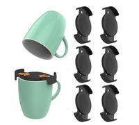 Empileur de tasse à café, Organisateurs d'empileur de tasse | Organisateurs empilables pour tasses réglables | Organisateurs empilables pour tasses réglables de 6 pièces, organisateur d'étagères p
