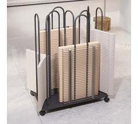 Empileur d'organisateur de Cintre,Support de Cintre 4 en 1 Support Mobile Support de Rangement de Cintre avec roulettes pivotantes,Support de Rangement pour Cintre, pour Magasin de vêtements,Placard