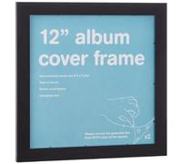Empire 332165 Cadre pour Pochette de 33 Tours en Panneau MDF Noir 31,5 x 31,5 cm