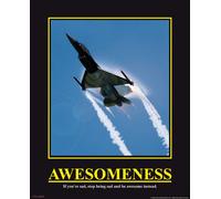 Empire 420602 Motivation Awesomeness Jet Mini poster 40 x 50 cm