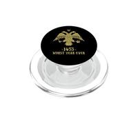 Empire Byzantin 1453 Le Pire Aigle de Tous Les Temps PopSockets PopGrip pour MagSafe