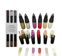 Empire Collection Lot de 6 stylos pour nail art
