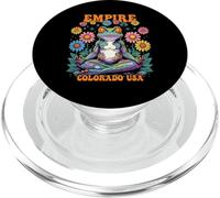 Empire Colorado USA Grenouille colorée Motif Zen PopSockets PopGrip pour MagSafe