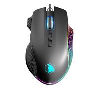 EMPIRE GAMING - 2025 Nouveau - W905 Souris Gamer Filaire - 12800 DPI 1000Hz - RGB - Ergonomique - Playstation, XboxOne/Series, PC et Mac - Logiciel Inclus - 8 Boutons Programmables (Noir)