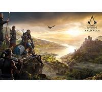 Empire Interactive Poster Assassins Creed Valhalla Vista Taille 91,5 x 61 cm + 2 baguettes en plastique Noir 93 cm