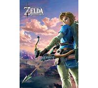 Empire Interactive Poster The Legend of Zelda Breath of The Wild Hyrule Scene Landscape 61 x 91,5 cm + 1 poster UU 61 x 91,5 cm