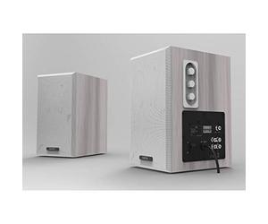 Empire Media EMSP.WB64WHITE 64W Blanc Haut-Parleur - Hauts-parleurs (2-Voies, avec Fil, RCA, 64 W, 60-20000 Hz, Blanc)