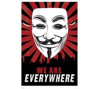 Empire Merchandising GmbH Consignment Poster à l'effigie de Guy Fawkes avec Inscription We are Everywhere