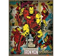 Empire Mini-Poster Marvel Iron Man rétro avec accessoires