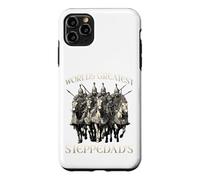 Empire Mongol Humour Motif Cavalier des Steppes Nomade de la Coque pour iPhone 11 Pro Max