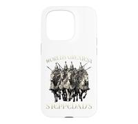 Empire Mongol Humour Motif Cavalier des Steppes Nomade de la Coque pour iPhone 15 Pro