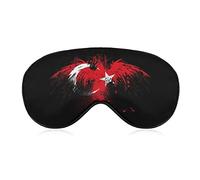Empire ottoman aigle drapeau sommeil masque pour les yeux doux sommeil couverture bandeau masque de sommeil couverture pour sommeil voyage