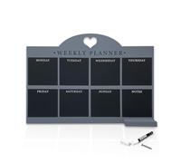 Empire Planificateur hebdomadaire et tableau de menu pour cuisine, planificateur mural avec stylo, liste de choses à faire, planificateur de repas effaçable à sec avec chiffon blanc pour bureau et