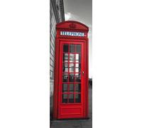 Empire Poster Cabine téléphonique Anglaise avec 20 Bandes adhésives tesa