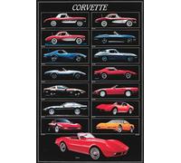 Empire Poster de Corvettes + Accessoires Multicolore