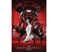 Empire Poster Ghost in The Shell Rouge + Accessoires de Fixation