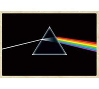 Empire Poster Pink Floyd Prisme + Accessoires de Fixation m. MDF-rahmen Maxi eiche