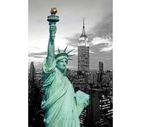 Empire Poster Statue de la liberté avec effets de couleurs
