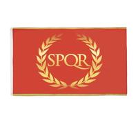 Empire Romain Bannière Décoratif Drapeaux Résistant Aux Intempéries Garden Flag Pour Vacances Jardin Maison 3X5Ft