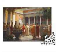 Empire Romain Puzzle 1000 Pièces pour Adultes Poètes et Philosophes pour L'accrocher Une Fois L'assemblage Terminé Puzzle Pixel Art De l'art De La Décoration Moderne Multi-Colour 1000pcs (75x50cm)