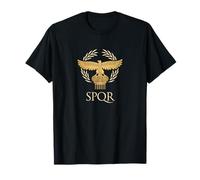 Empire romain République SPQR Aigle Aquila Pilier Couronne T-Shirt
