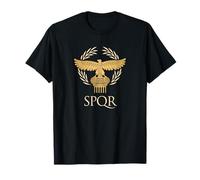 Empire Romain République SPQR Aigle Aquila Pilier Couronne T-Shirt
