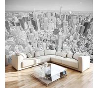 Empire State Building Papier Peint 400 x 280 cm (B x H) 3D New York Architecture Mural Poster Murale Intissé pour Chambre Salon Restaurant Personnalisé Décoration Personnalisé Décoration Murale W-457