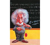 empireposter 728661 Albert Einstein - E = MC2 - Poster Prints - Taille 61 x 91,5 cm, Papier, Multicolore, 91,5 x 61 x 0,14 cm