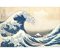 empireposter de Katsushika Hokusai La Grande Vague de Kanagawa + Accessoires Pas de Cadre