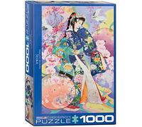 empireposter Haruyo Morita - Kimono Art Seika - Puzzle de 1000 pièces au format 68 x 48 cm