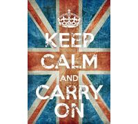 empireposter - Keep Calm - Union Jack Vintage - Taille (cm) : 61 x 91,5 cm - Poster -