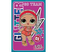 empireposter LOL Surprise - Team Glitter - Poster à collectionner - Dimensions : 61 x 91,5 cm + cadre amovible Shinsuke Maxi MDF chêne - Vitre en acrylique