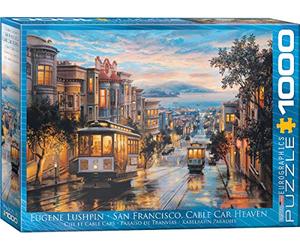 empireposter Tramways à San Francisco Classic Cable Cars 1000 pièces Puzzle Format 68 x 48 cm