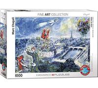 empireposter Vue de Paris de Marc Chagall Puzzle 1000 pièces 68 x 48 cm