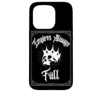 Empires Always Crâne de roi Renaissance Résistance à la chute Coque pour iPhone 15 Pro
