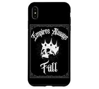 Empires Always Crâne de roi Renaissance Résistance à la chute Coque pour iPhone XS Max
