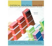 Empirical Political Analysis: Quantitative And Qualitative Research Methods