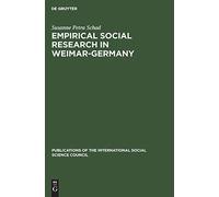 Empirical Social Research In Weimar-Germany