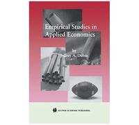 Empirical Studies In Applied Economics