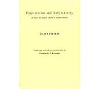 Empiricism and Subjectivity Gilles Deleuze (Auteur)