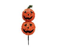 Emplacement pour carte avec visage de citrouille d'Halloween - Bureau unique pour décoration saisonnière et organisation de cartes mémoire (A, 65 cm)