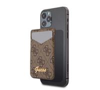 Emplacement pour Carte Guess Magsafe pour Votre Smartphone, Profitez de la Mode comme Style de Vie avec cet étui à Cartes de la Marque Guess, Cadeau Original Guess