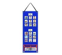 Emploi du temps visuel enfants : tableau routine 70 cartes calendrier poche outil autisme/école