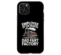 Employé du Mois chez The Dad Fart Factory Farting Jokes Coque pour iPhone 11 Pro