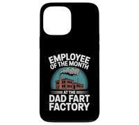 Employé du Mois chez The Dad Fart Factory Farting Jokes Coque pour iPhone 13 Pro Max
