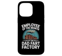 Employé du Mois chez The Dad Fart Factory Farting Jokes Coque pour iPhone 14 Pro Max