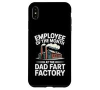 Employé du Mois chez The Dad Fart Factory Farting Jokes Coque pour iPhone XS Max