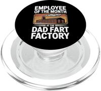 Employé du Mois chez The Dad Fart Factory Farting Jokes PopSockets PopGrip pour MagSafe