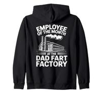 Employé du Mois chez The Dad Fart Factory Farting Jokes Sweat à Capuche