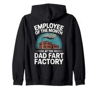 Employé du Mois chez The Dad Fart Factory Farting Jokes Sweat à Capuche